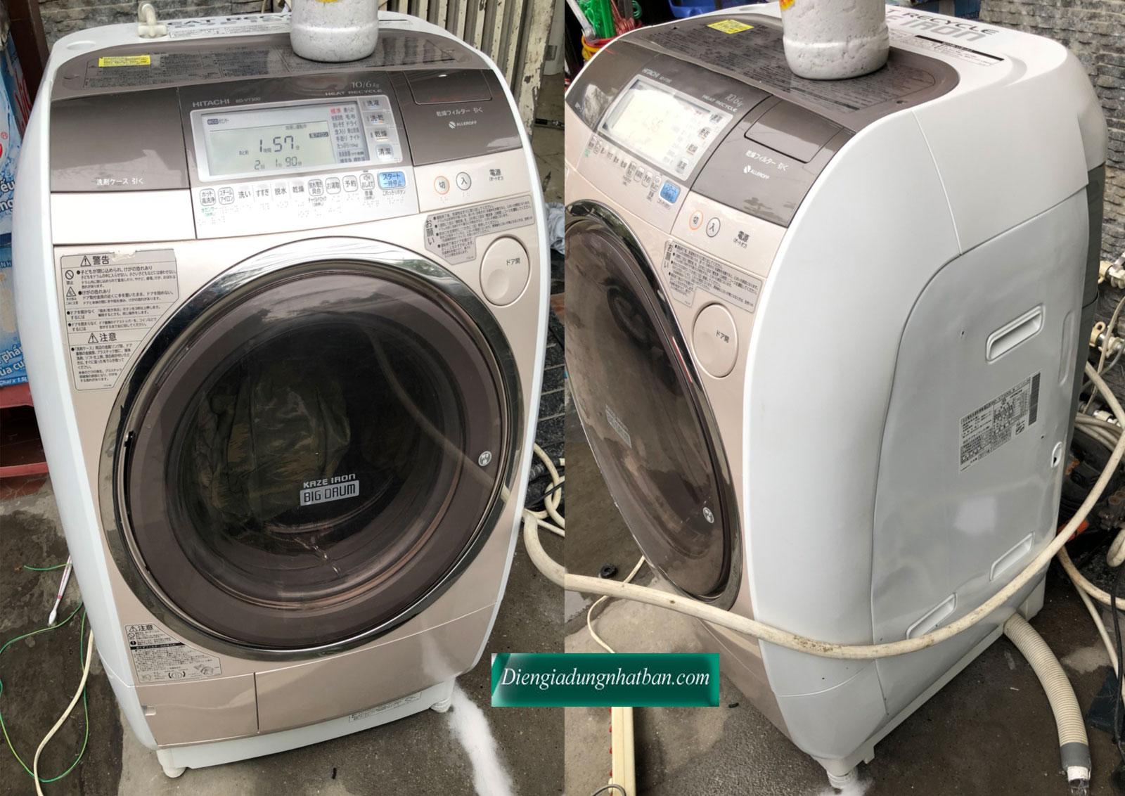 Máy giặt nội địa Nhật Hitachi BD-V7300L